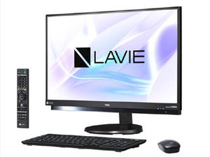NEC、23.8型液晶一体型PC「LAVIE Desk All-in-one」で上位モデルにUHD BD