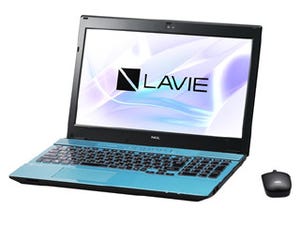 NEC、夏色ブルーを追加した15.6型ノートPC「LAVIE Note Standard」