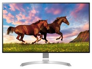 LG、DCI-P3カバー率95%のHDR対応31.5型4K液晶ディスプレイ