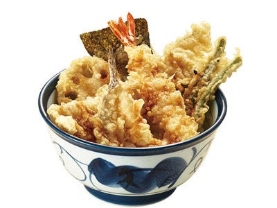 天丼てんや 3種類の魚介天ぷらを持った天丼など夏限定メニューを発売 マイナビニュース