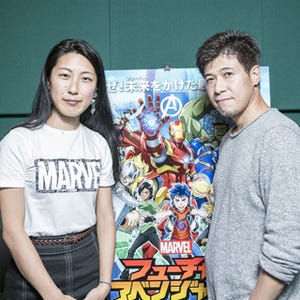 声優・花輪英司、金田アキが語る『マーベル フューチャー・アベンジャーズ』- アイアンマンとマコトのチームが出来上がっていく過程を楽しんで