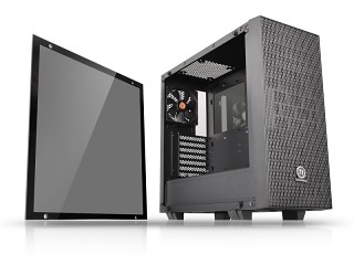 Thermaltake、前面メッシュパネルと側面ガラスパネルのミドルタワーケース