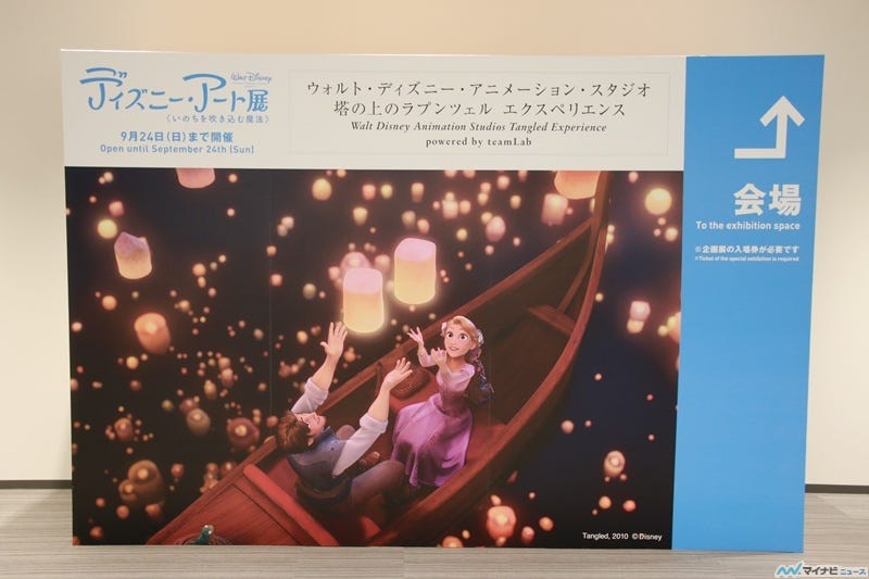 ディズニーアート展 ラプンツェル 写真 販売