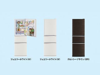 三菱電機、働く女性目線でレイアウトした3ドア式冷蔵庫 | マイナビニュース