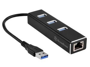 SilverStone、USB 3.1×3基とGigabit Ethernetを増設できるUSBアダプタ