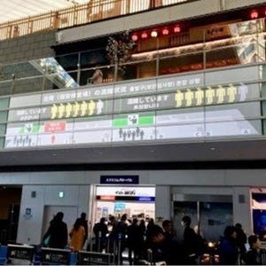 羽田空港、NTTとパナソニックの情報ユニバーサルデザインを実証実験化