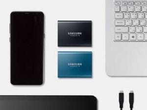 USB 3.1 Gen2対応の名刺サイズSSDが9月発売 - Samsung製