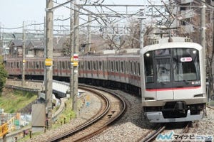 東急東横線90周年、5050系に旧5000系「青ガエル」塗装 - 欅坂46とコラボも