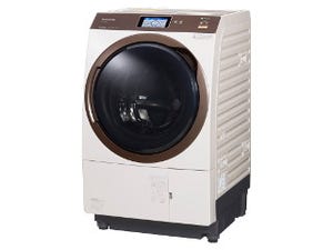 パナソニック、洗剤の自動投入やスマホ操作に対応したドラム式洗濯乾燥機