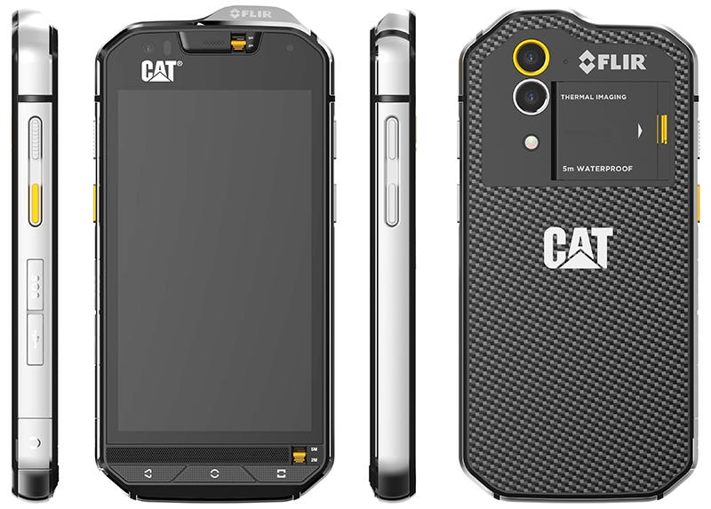 キャタピラーの最上位スマホ「CAT S60」- サーモグラフィの撮影に対応 | マイナビニュース