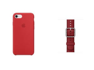 Apple、iPhone 8/ 8 PlusやiPhone Xの純正ケースにPRODUCT(RED)を用意