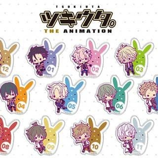 ツキウタ The Animation アイドルたち12人のクリアブローチが登場 マイナビニュース