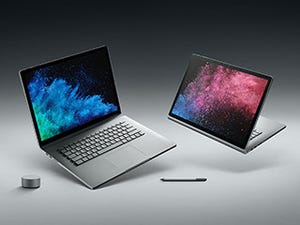 Microsoft「Surface Book 2」発表、デザインそのまま高性能な15"モデル追加