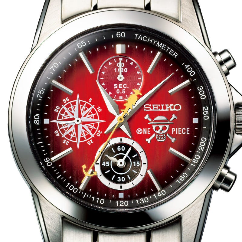 ワンピース連載20周年、セイコーウオッチとコラボした深紅の腕時計 ...