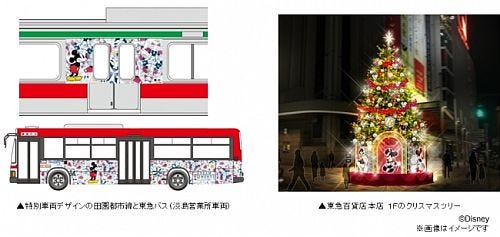 東急線の電車をディズニーキャラクターで装飾 駅メロディも変更 マイナビニュース