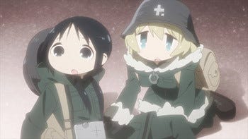 Tvアニメ 少女終末旅行 第4話のあらすじ 先行場面カットを公開 マイナビニュース