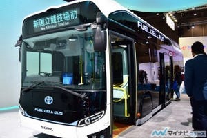 東京モーターショー2017 - トヨタ「SORA」など進化したバスも登場