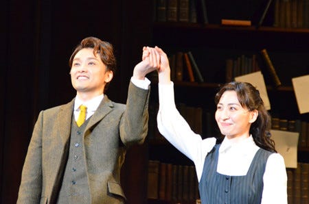 井上芳雄&坂本真綾、『ダディ・ロング・レッグズ』初日に「帰ってきた