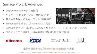 SIMフリーのSurface Pro、12月8日発売で税別12万9,800円～ - 日本