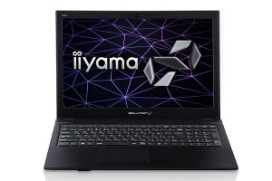 iiyama PC、11万円強のOffice Personal Premium搭載15.6型ノートPC