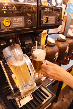 柳橋とらふぐ鍋ガーデンのドリンク