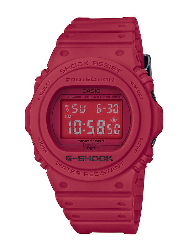 G-SHOCK」35周年、記念モデル第3弾は赤でまとめた「RED OUT」 | マイ ...