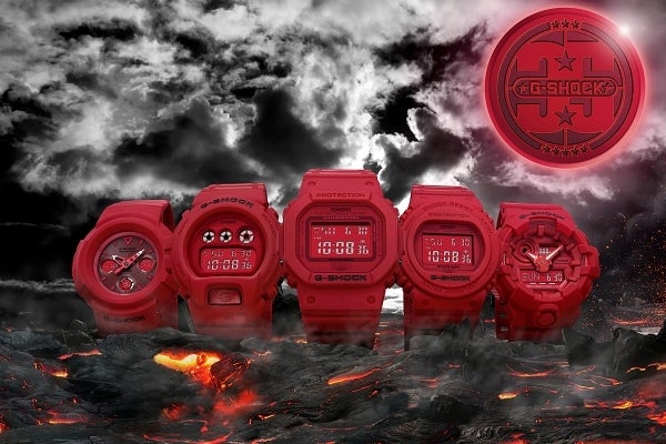 「G-SHOCK」35周年、記念モデル第3弾は赤でまとめた「RED OUT