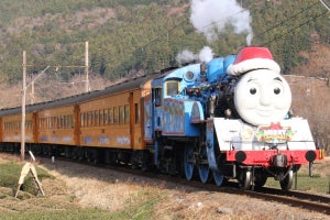 大井川鐵道「トーマス号」「ジェームス号」のクリスマス特別運転