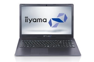 iiyama PC、税別39,800円から購入できるSSD搭載15.6型ノートPC
