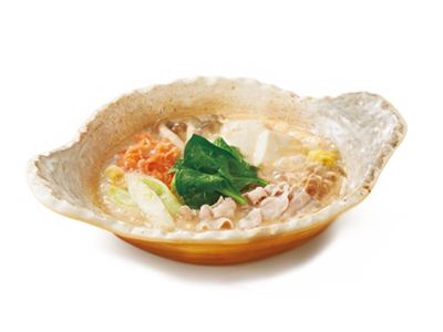 「たっぷり野菜と和出汁の酒粕鍋定食」(832円・税別)