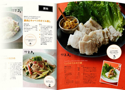 全レシピの糖質量が一目で分かる
