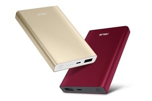 ASUS、2.4A出力対応で6,000mAhの大容量モバイルバッテリ