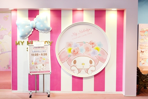「マイメロディ Week」の期間中、マイメロショップは「LARME×マイメロディ」仕様に