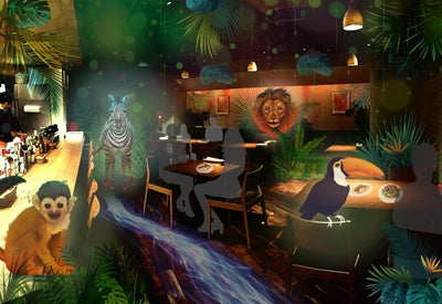 Night Safari Restaurant "Banks cafe & dining 渋谷"