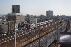 名鉄、知立駅高架化工事で名古屋本線上り線など2/10から仮線切替え