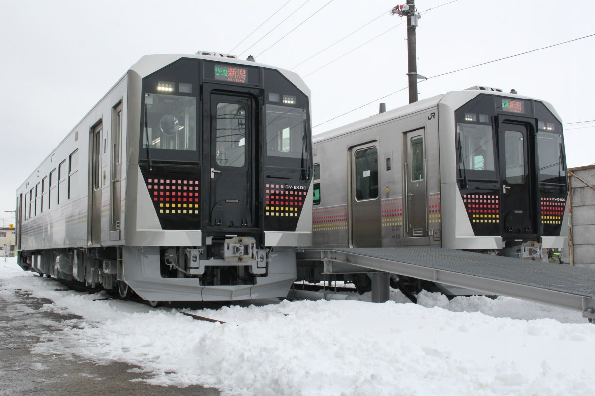 JR東日本GV-E400系 - 川崎重工が製造、電気式気動車の量産先行車 | マイナビニュース