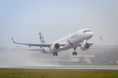 長距離型A321LRは2時間36分の飛行を実施