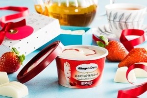 ハーゲンダッツ「ストロベリーホワイトチョコレート」期間限定発売