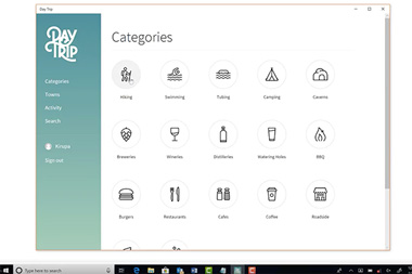 Windows 10プレビュー版で動作するDayTripのPWA