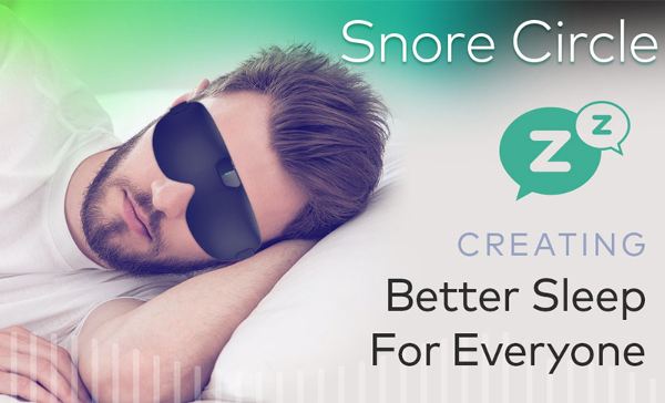 いびきを抑えるアイマスク「Snore Circle Smart Eye Mask」