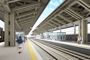 JR熊本駅在来線ホーム、3/17から全面高架化 - 0番A・Bのりば廃止