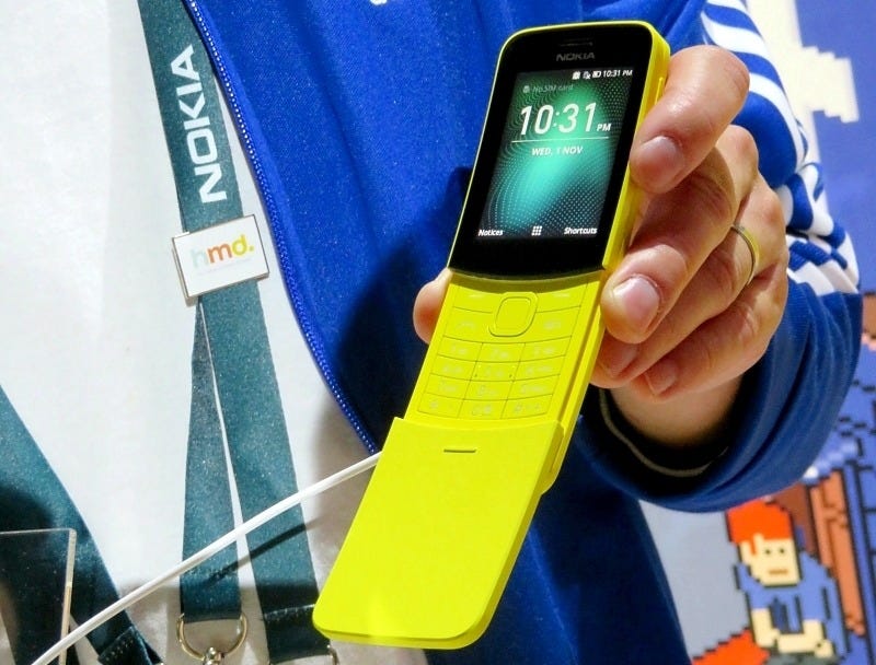 懐かし「Nokia 8110」4G版、新スマホは4機種 - HMD Global | マイナビ 