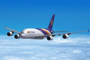 タイ国際航空のエアバスA380が再び中部に! ロイヤルファースト販売開始
