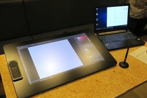 4K大型液晶ペンタブ「Cintiq Pro 24」と合体型PC「Cintiq Pro Engine」 - ワコム発表会から