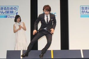 嵐･櫻井翔、健康年齢"28歳"に小さくガッツポーズ! 反復横跳びで大健闘