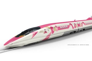 JR西日本500系「ハローキティ新幹線」登場! 2018年夏から運行開始