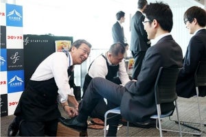 スターフライヤー、北九州＝羽田線が過去最高利用者数に--感謝の靴磨き実施