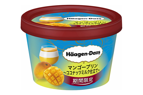 ハーゲンダッツミニカップ「マンゴープリン～ココナッツミルク仕立て～」(税別272円)