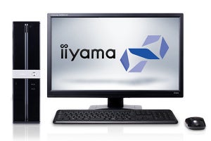 iiyama PC、スリムタイプケース採用のCore i5搭載デスクトップPC