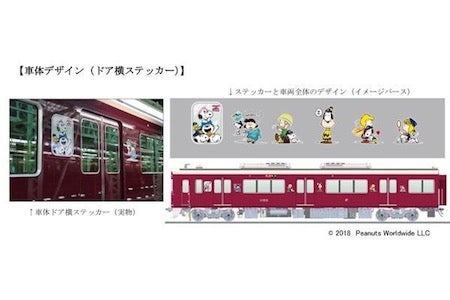 阪急電鉄 Peanuts コラボ企画 スヌーピー フレンズ号 など マイナビニュース